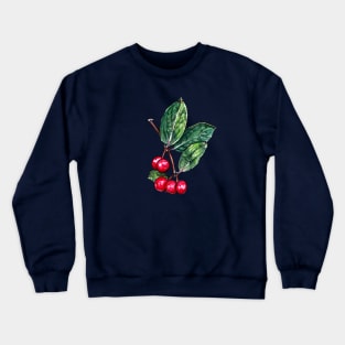 Wild Red Berries Crewneck Sweatshirt